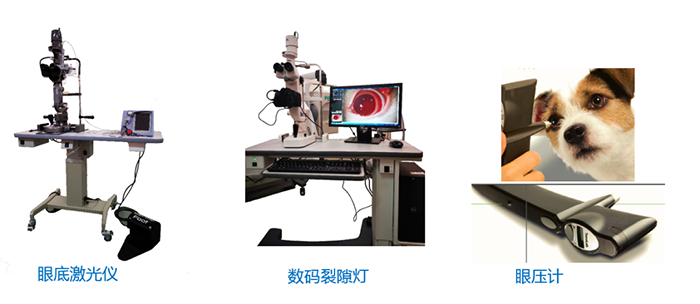 眼底激光仪、数码裂隙灯、眼压计